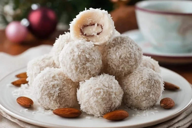 Truffes À La Noix De Coco Et À LAmande