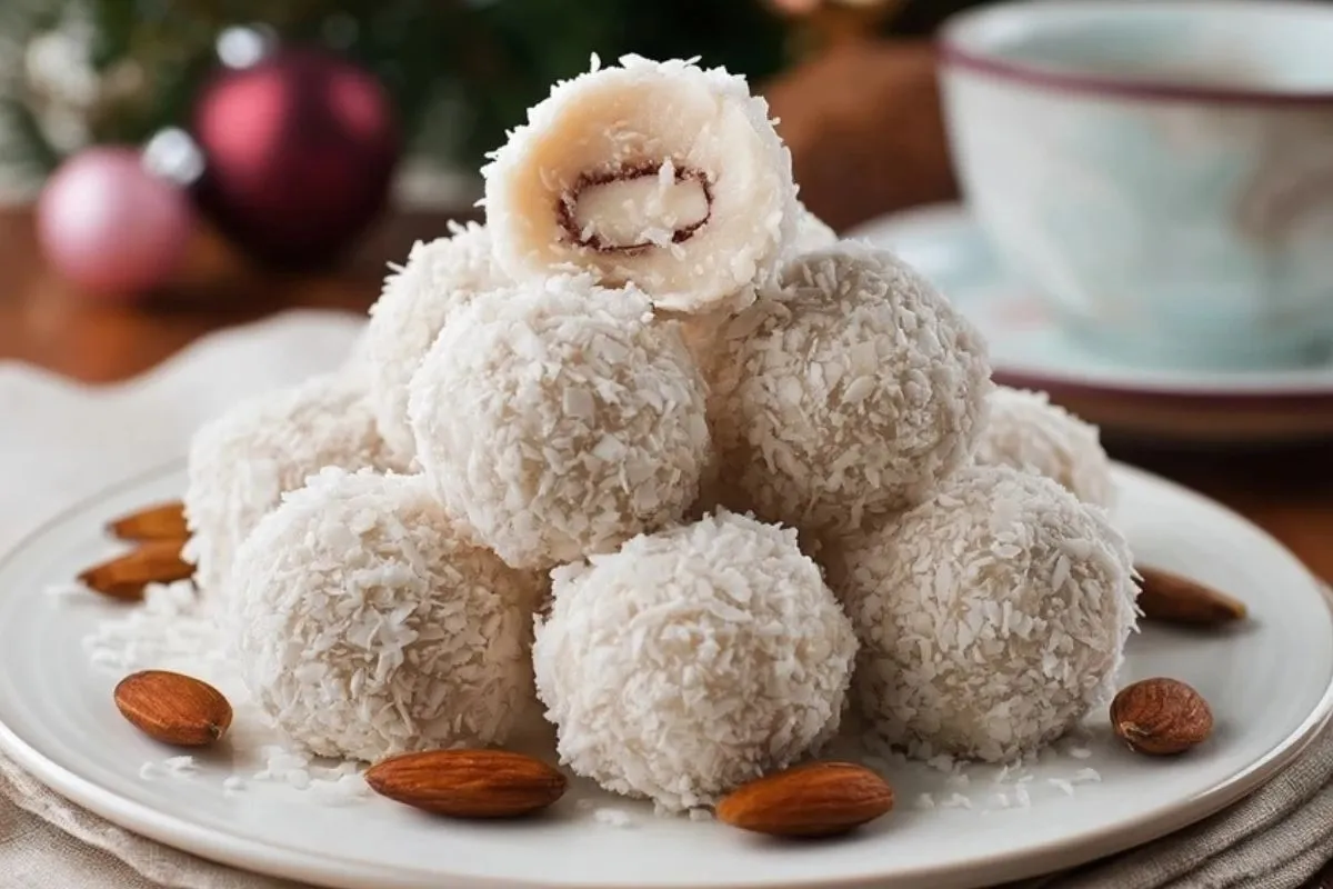 Truffes À La Noix De Coco Et À LAmande