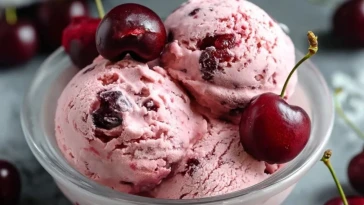 Yaourt Glacé Grec Aux Cerises Santé - 1