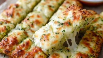 Bâtonnets De Courgette Au Fromage