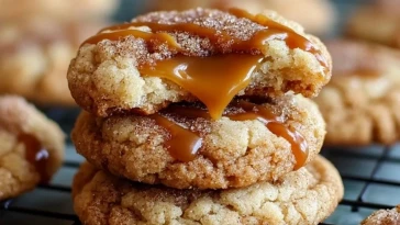 Biscuits Au Beurre De Canelle Avec Un Cœur Caramélisé Fondant