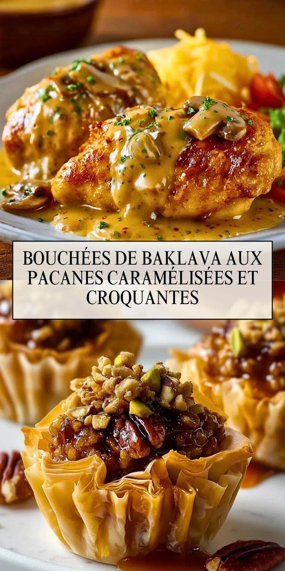 Bouchées de Baklava aux Pacanes Caramélisées et Croquantes- Pin 1