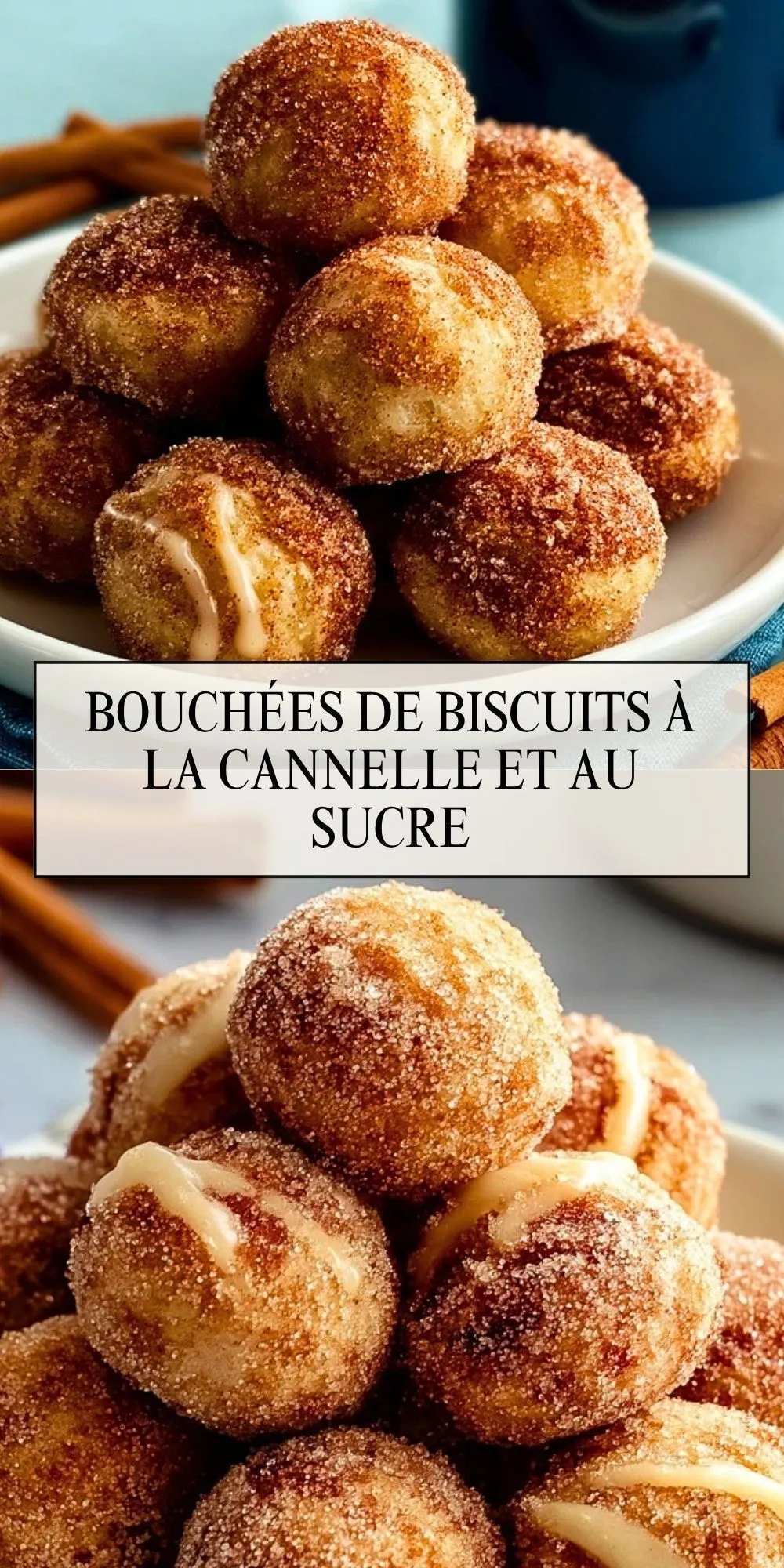 Bouchées De Biscuits À La Cannelle Et Au Sucre - Pin 1