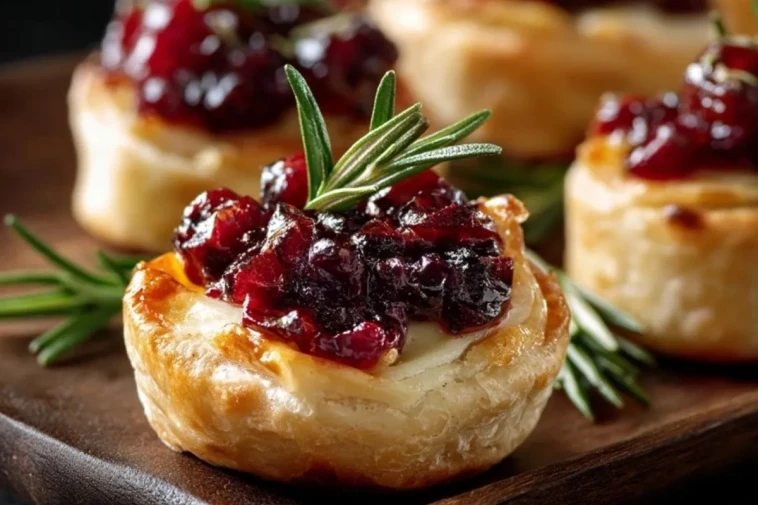 Bouchées De Brie Aux Canneberges