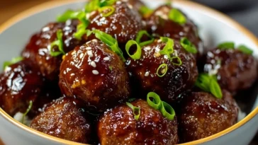 Boulettes De Viande Teriyaki À La Mijoteuse
