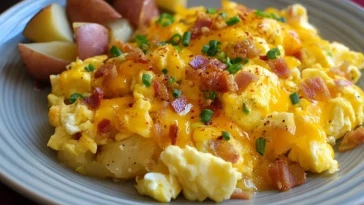 Brouillade De Pommes De Terre Au Fromage