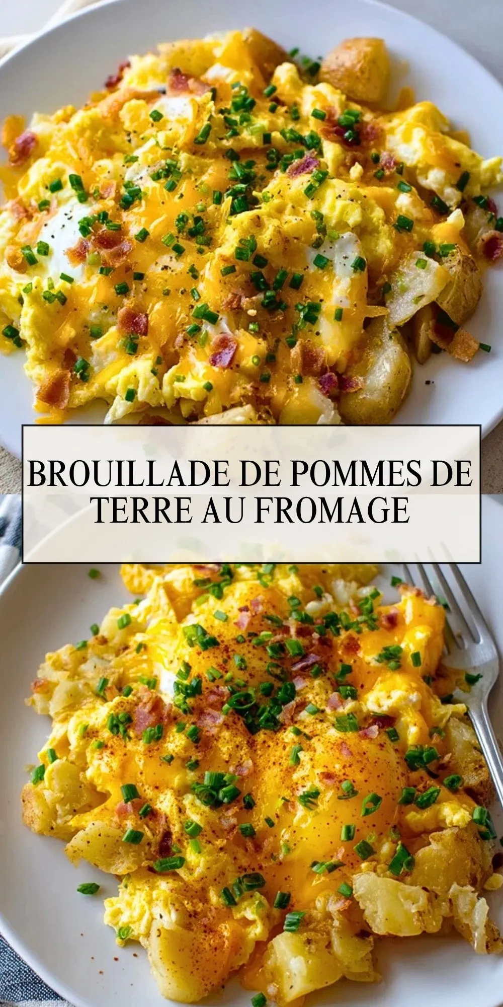 Brouillade De Pommes De Terre Au Fromage - Pin 1