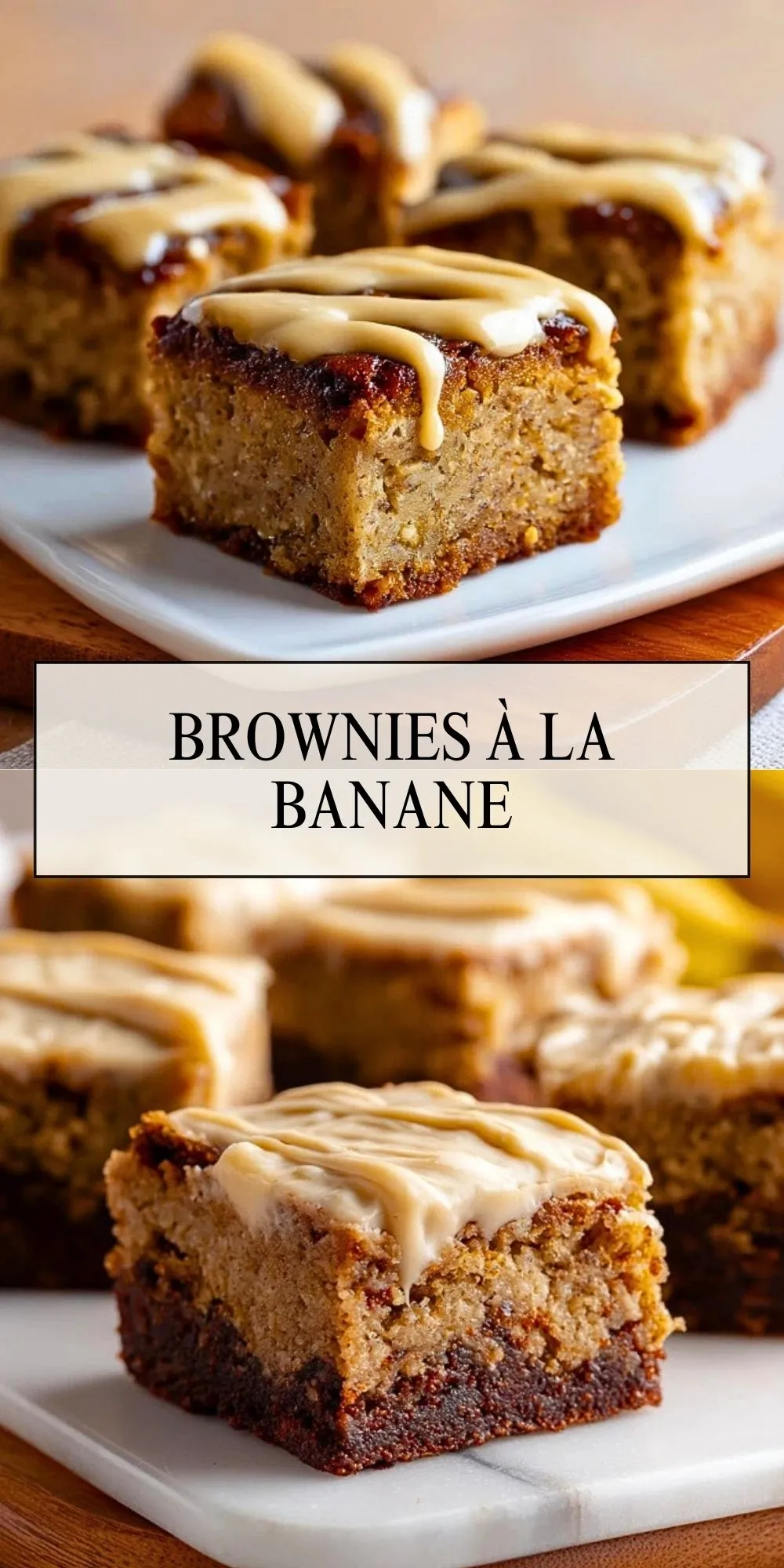 Brownies À La Banane - Pin 1