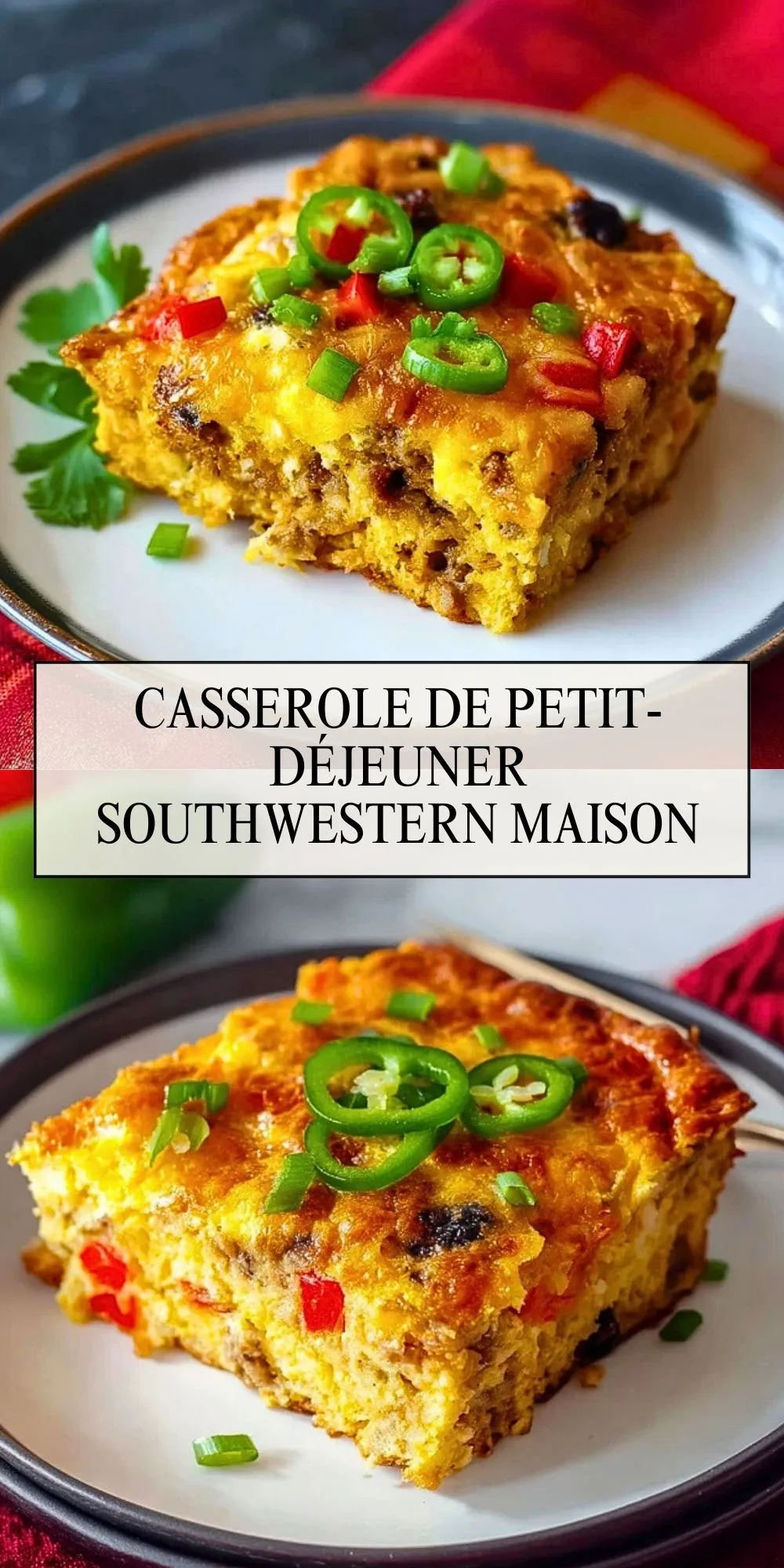 Casserole De Petit-Déjeuner Southwestern Maison - Pin 1