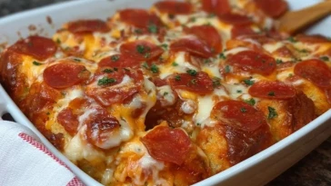 Casserole de Pizza Gourmande