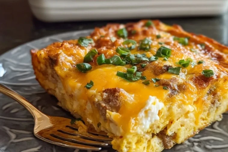Casserole De Tortillas Au Petit Déjeuner Southwestern Au Fromage