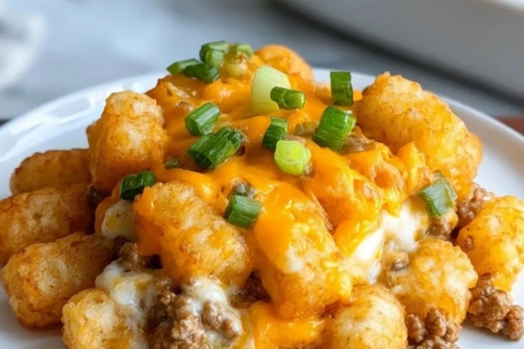 Casserole De Viande Hachée Au Fromage Et Pommes De Terre Rissolées