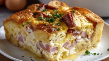 Casserole Petit Déjeuner Monte Cristo