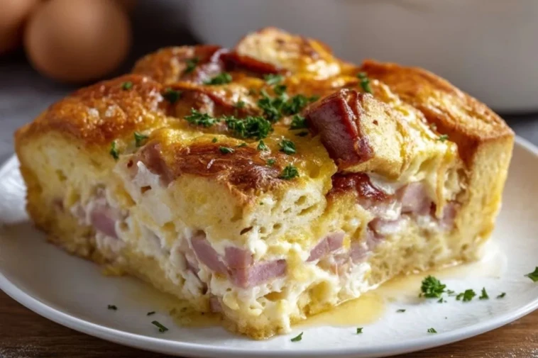 Casserole Petit Déjeuner Monte Cristo