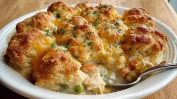Cobbler De Poulet Et Biscuits