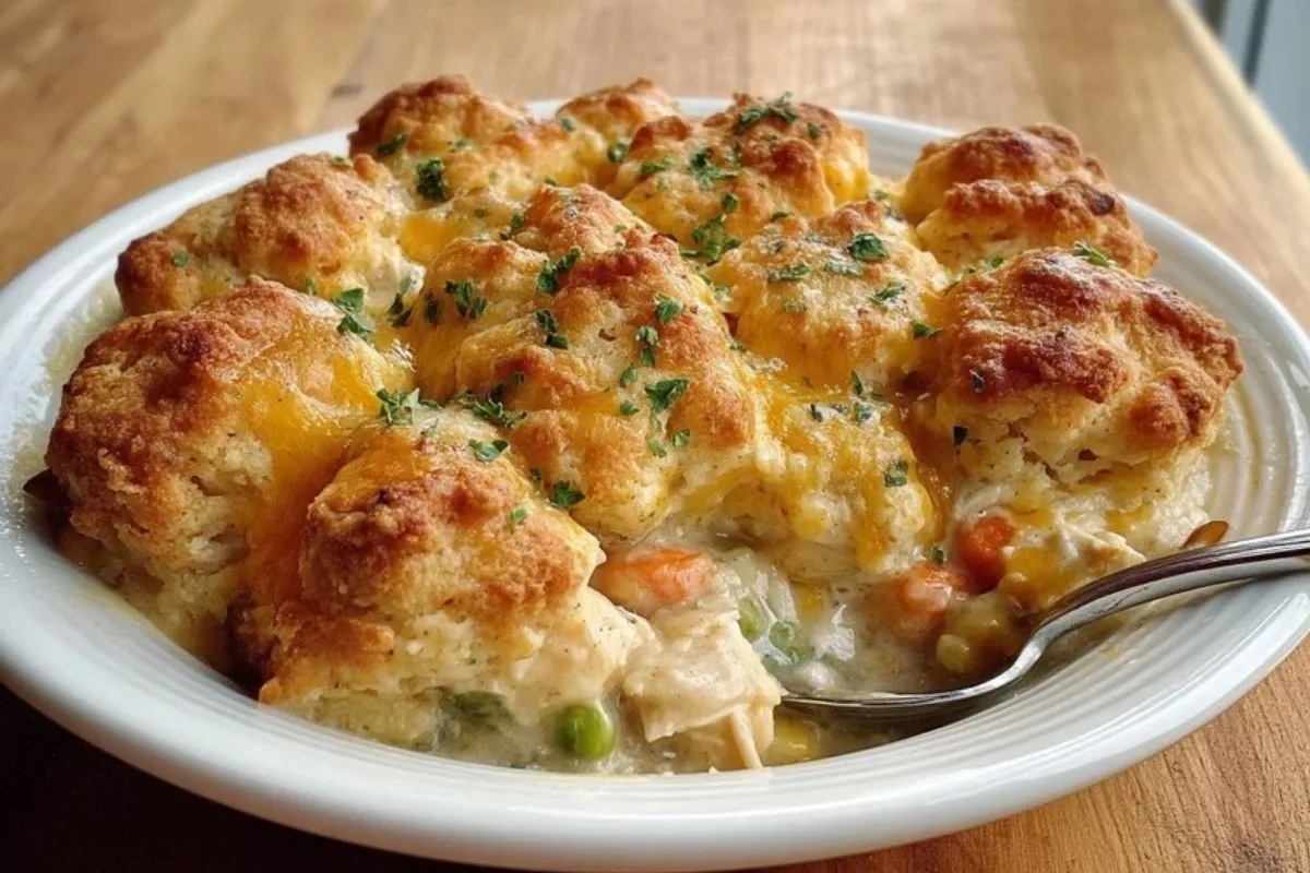 Cobbler De Poulet Et Biscuits