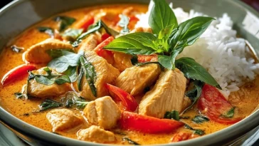 Curry De Poulet Thaï Au Lait De Coco