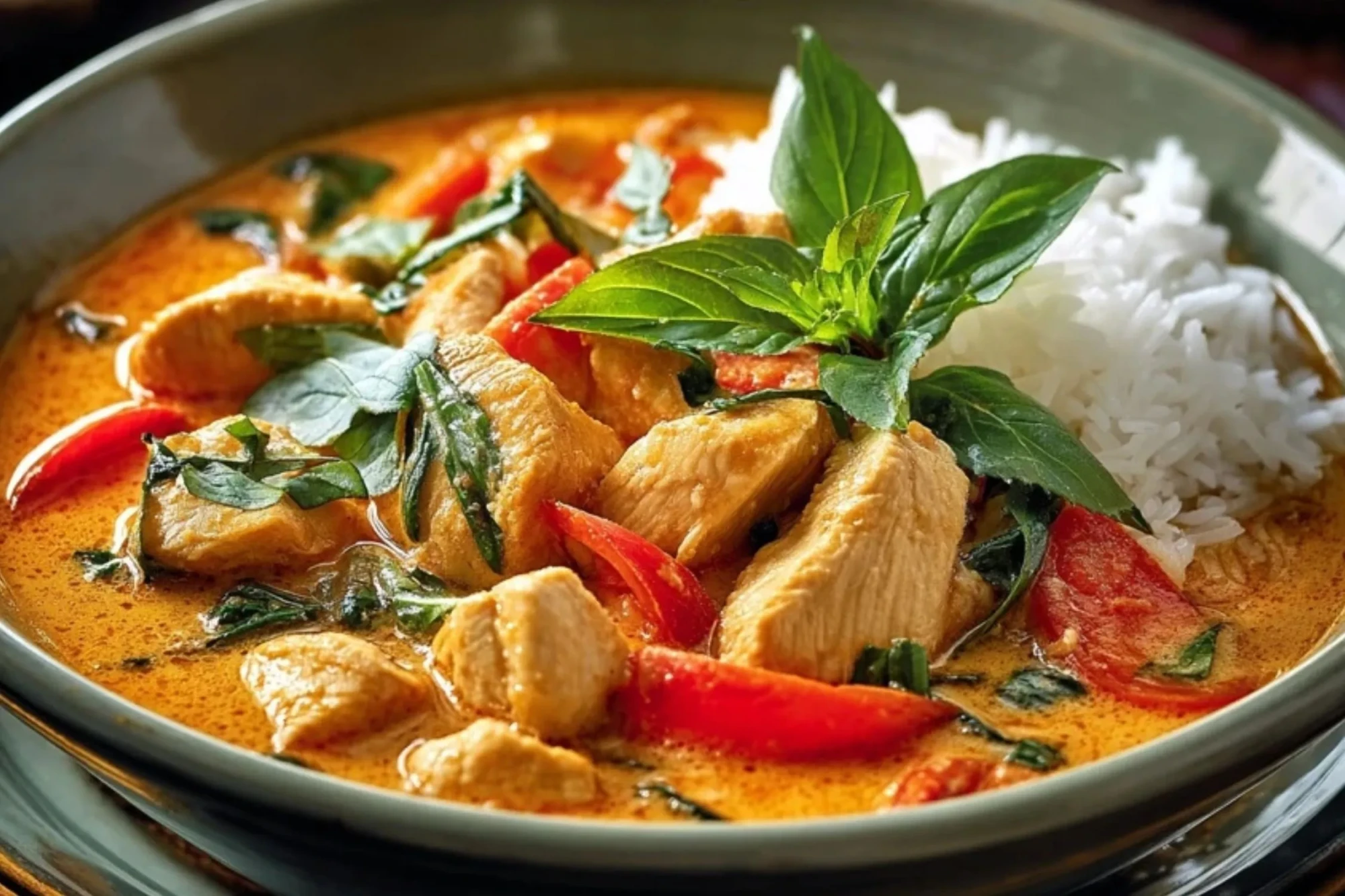 Curry De Poulet Thaï Au Lait De Coco