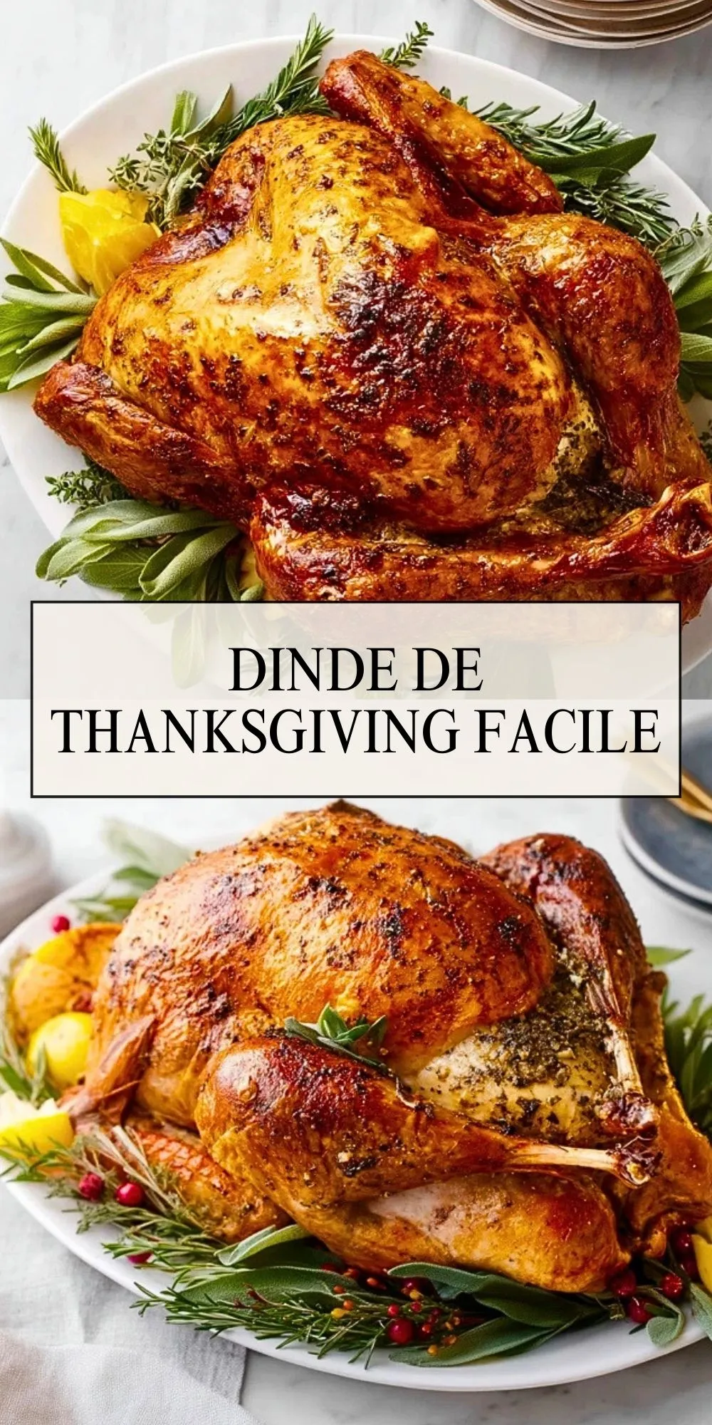 Dinde de Thanksgiving Facile - Pin 1 (1)