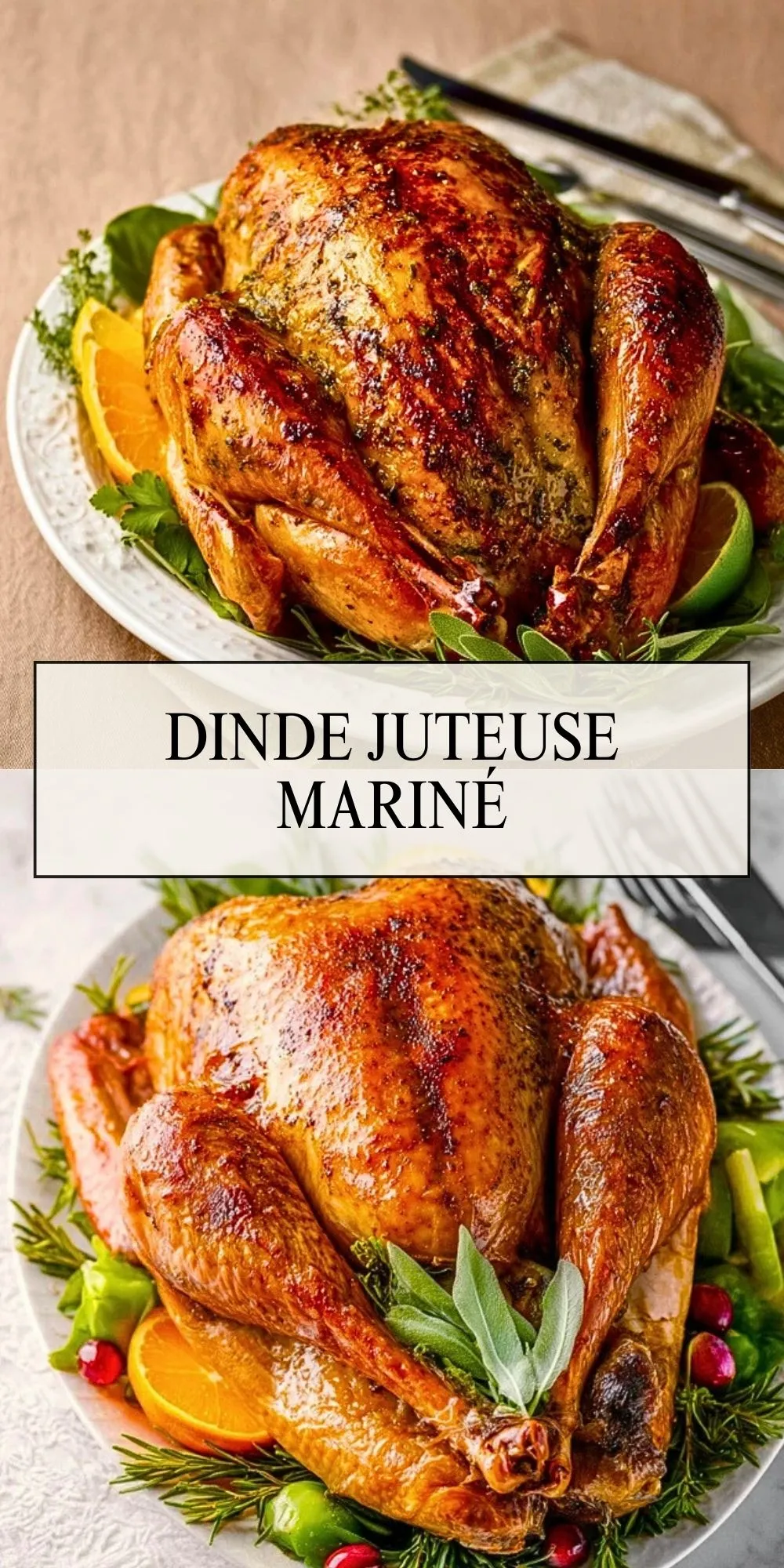 Dinde Juteuse Mariné - Pin 1