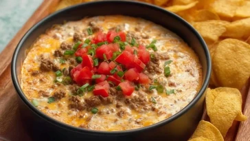 Dip Au Fromage Avec Viande Hachée
