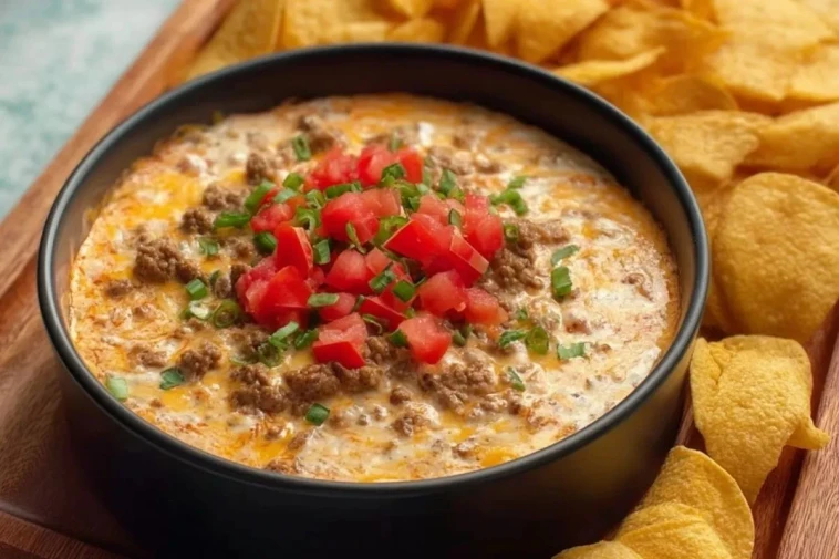 Dip Au Fromage Avec Viande Hachée