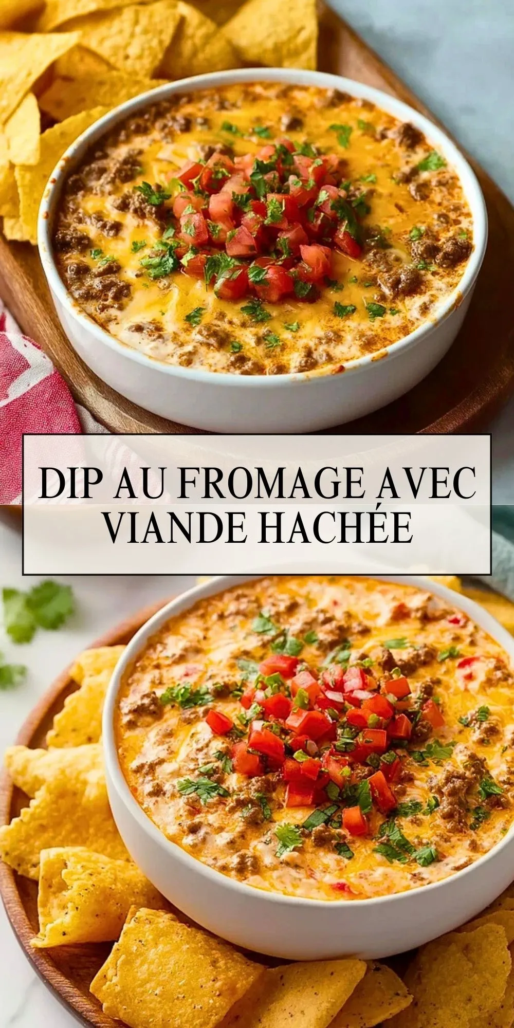 Dip Au Fromage Avec Viande Hachée - Pin 1