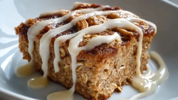 Gâteau DAvoine Protéiné à la Cannelle