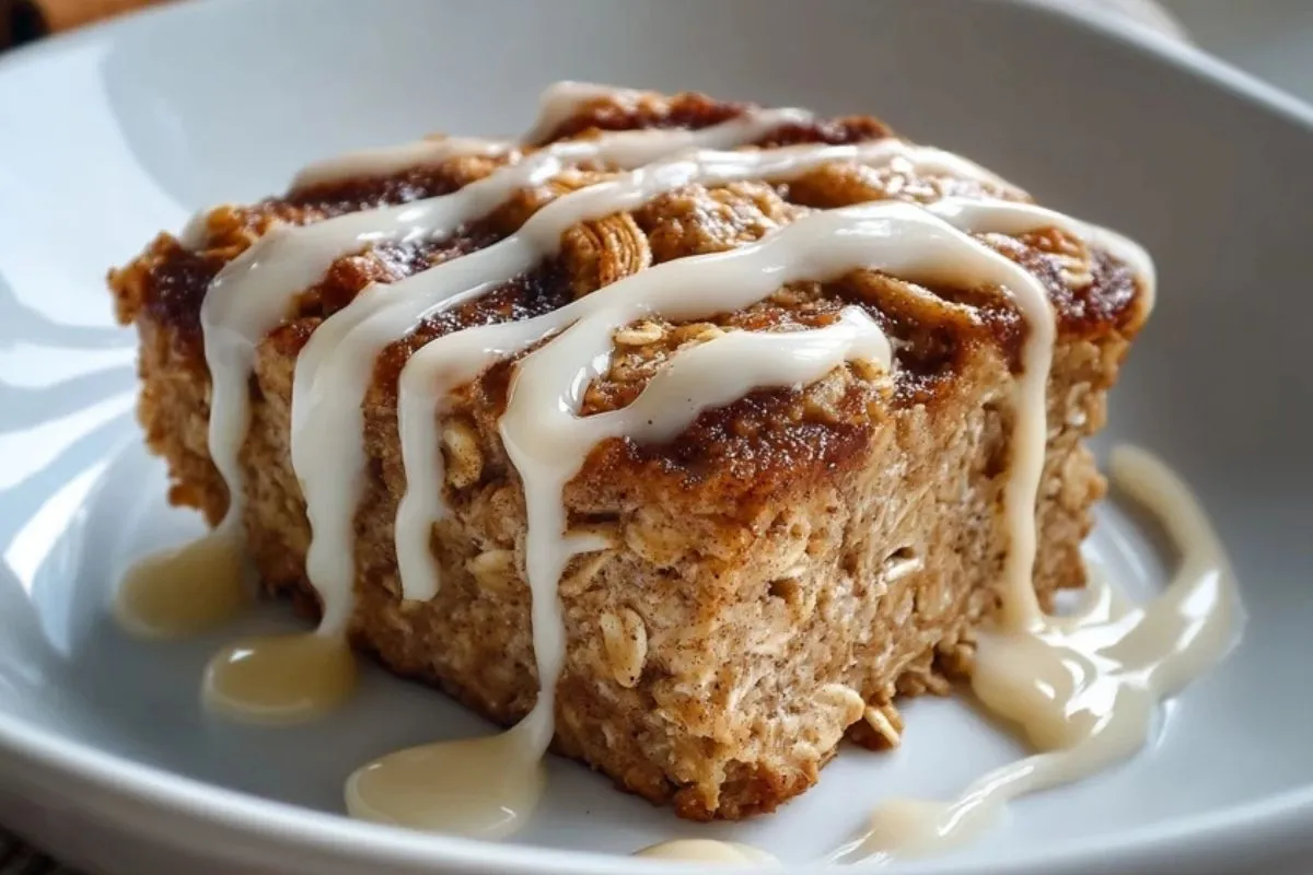 Gâteau DAvoine Protéiné à la Cannelle