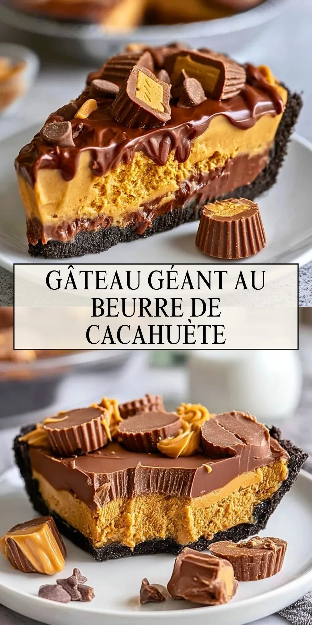 Gâteau Géant au Beurre de Cacahuète - Pin 1
