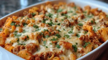 Gratin De Pâtes Au Dinde Maison