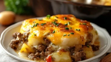 Gratin De Pommes De Terre Au Bœuf Haché