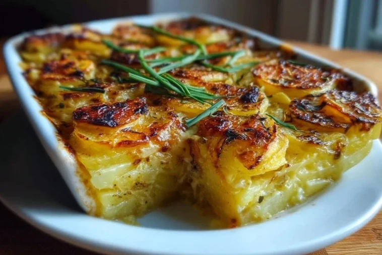 Gratin De Pommes De Terre Végétalien Sans Gluten