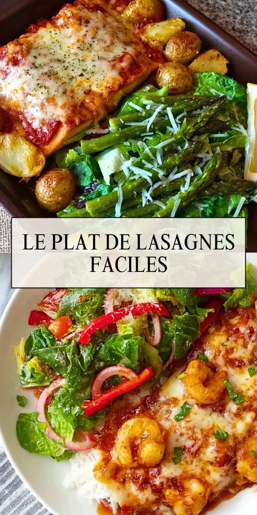 Le Plat De Lasagnes Faciles - Pin 1