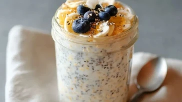 Meilleur Overnight Oats Au Lait De Coco Et Graines De Chia