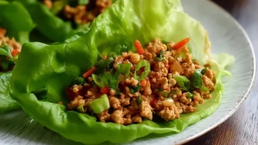 Meilleures Wraps De Laitue Au Dinde Asiatique