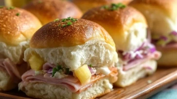 Mini Sandwichs Hawaïens