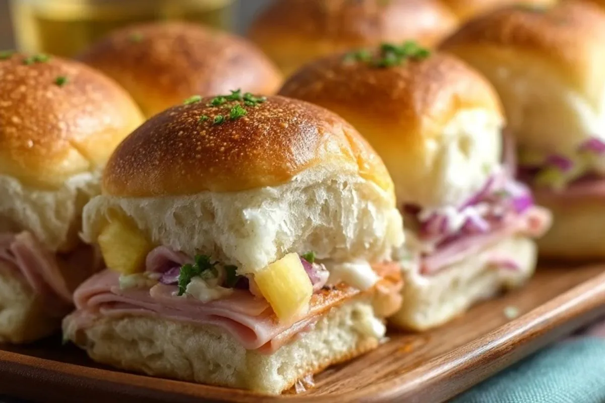 Mini Sandwichs Hawaïens