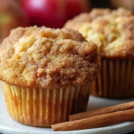 Muffins Aux Pommes Et À La Cannelle