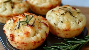 Muffins Focaccia Aérés