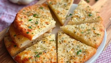 Pain À LAil Fait Avec Des Tortillas