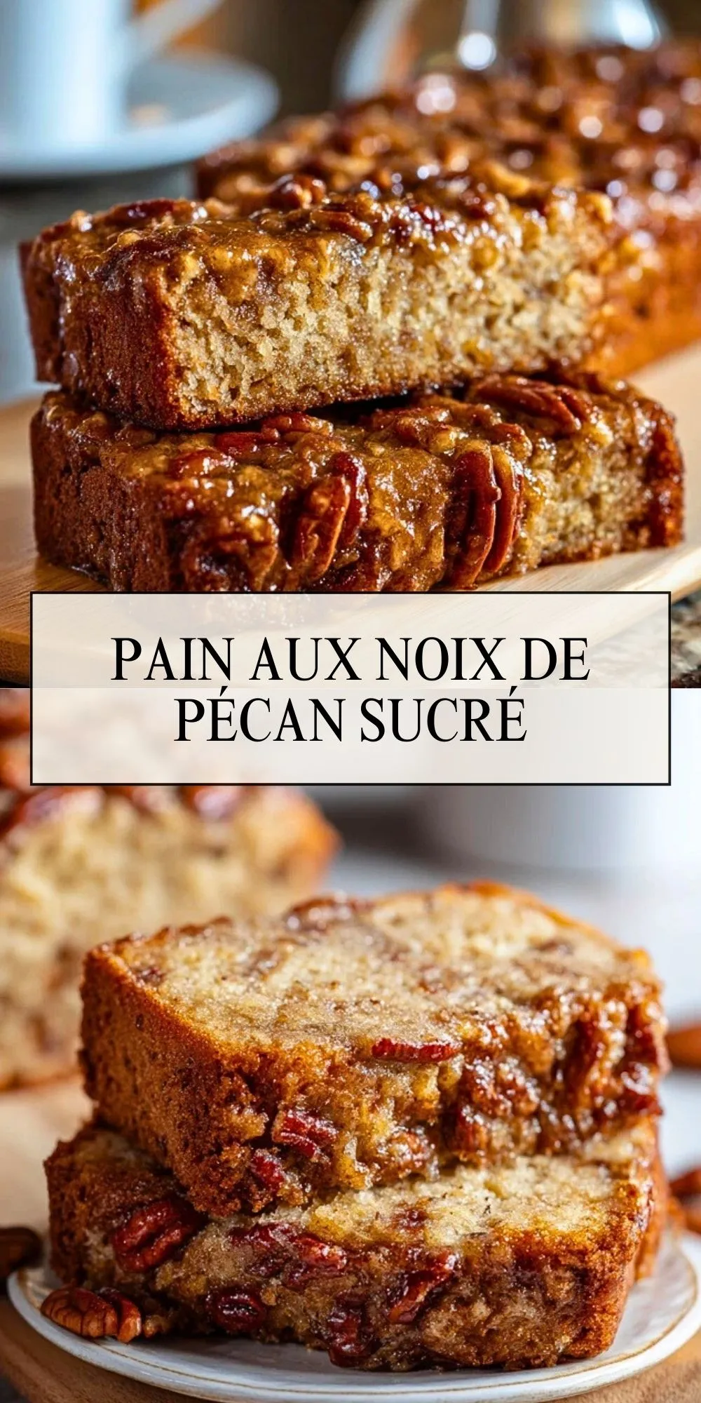 Pain Aux Noix De Pécan Sucré - Pin 1