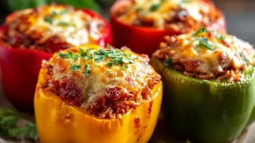 Poivrons Farcis Au Four