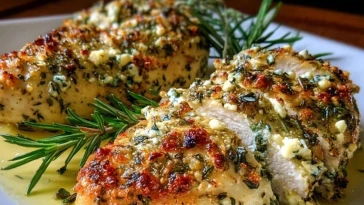 Poulet Boursin aux Herbes Croûté