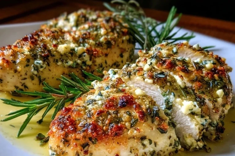 Poulet Boursin aux Herbes Croûté