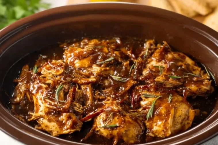 Poulet Effiloché au Dr Pepper