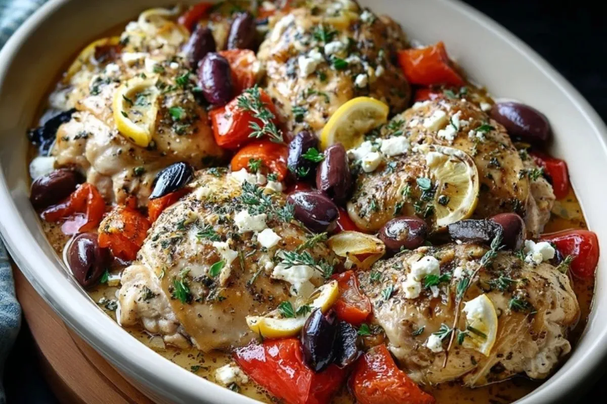 Poulet Grec En Cocotte