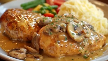 Poulet Sauté Avec Sauce Crémeuse