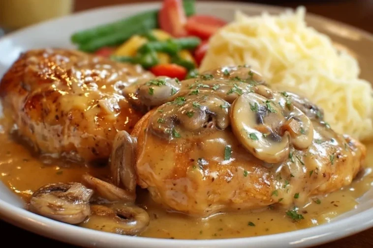 Poulet Sauté Avec Sauce Crémeuse