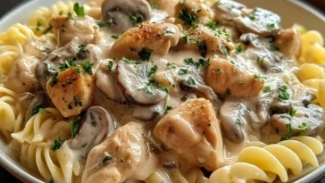 Poulet Stroganoff Crémeux